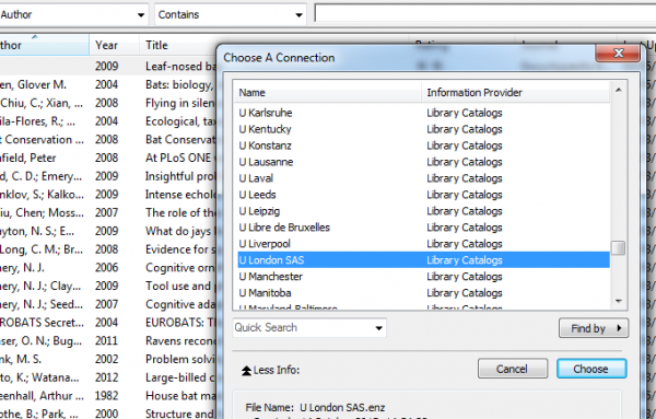 how to share endnote library files