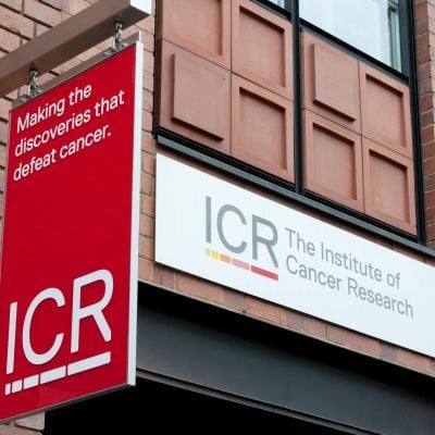 Institute of Cancer Research signage