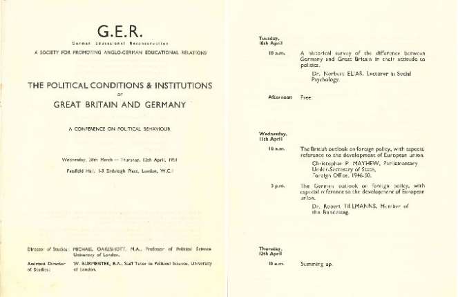 GER report - Political Conditions & Institutions of Great Britain & Germany, 1951
