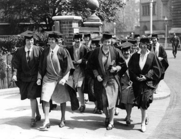 First cohort of women to graduate