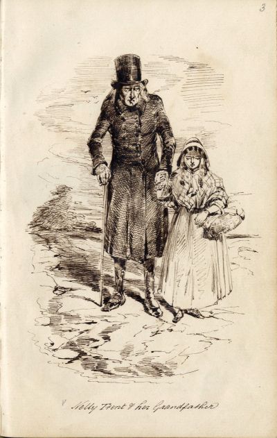 Illustration of Nelly Trent and her grandfather
