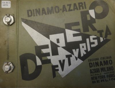 Cover of Depero Futurista by Fortunato Depero