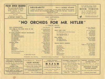 A programme for the Das Laterndl group