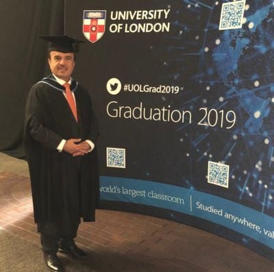 Dr Ahmed Aljanahi at Graduation 2019