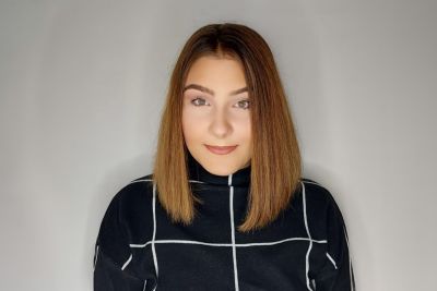 Mirjana Bijelic portrait on plain background