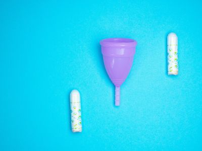Menstrual cup and tampons