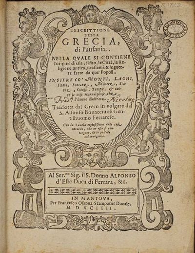 Pausanias, Guide to Greece
