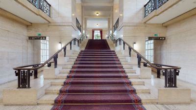 Crush Hall staircase in Senate House