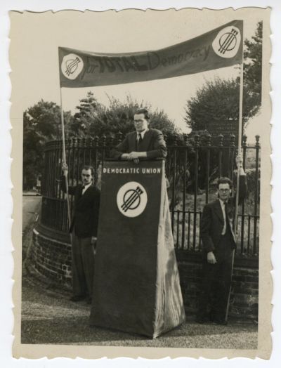 Democratic Union speakers at Hyde Park Corner
