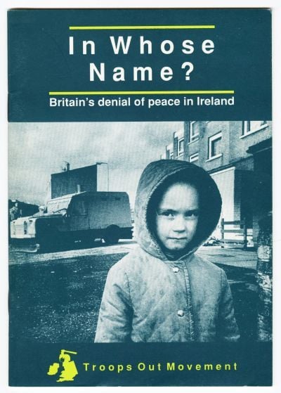 Cover of In whose name? Britain’s denial of peace in Ireland