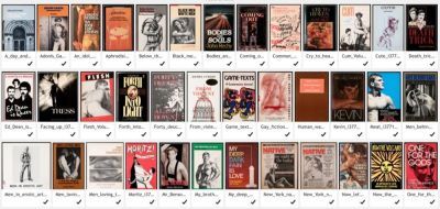 Images of book covers from the Seized Books project