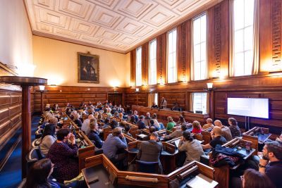 Crowd in Senate Room at the Festival of Higher Education