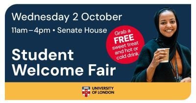 Student Welcome event X LinkedIn Facebook banner