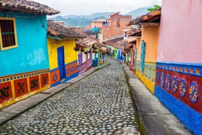 Colourful buildings