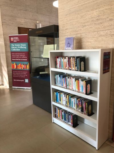 Wellbeing collection on the 4th floor