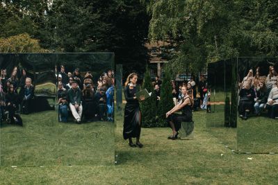 Fashion show in Gordon Square Gardens