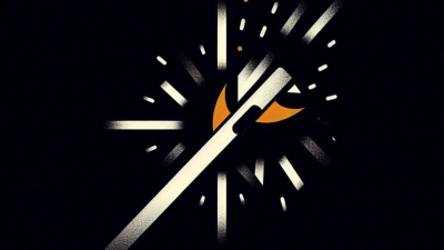 Spark on a black background
