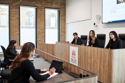 Law students at City