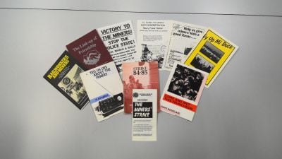 Miners' strike leaflets