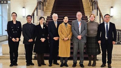 The delegation from Hunan, China