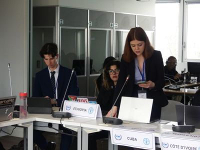 Students representing ULIP at the Model UN