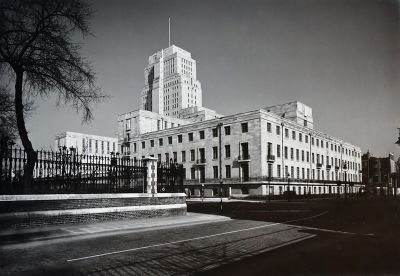 Senate House after construction had been completed