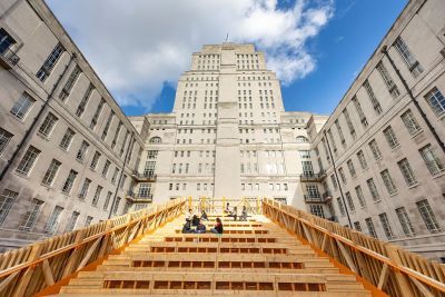 The steps at Senate House